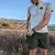 Runyon Mens American Made In USA Classic Cycling Jersey - Khaki Sand
