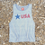 Runyon Men's Star USA Heather Muscle Tank great for Running, Hiking, Gym, Workout, Outdoors & Fitness -  Made In USA