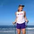 Runyon Women's Unisex White Star USA Muscle Tank great for Running, Hiking, Gym, Workout, Outdoors & Fitness -  Made In USA