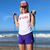 Runyon Women's Unisex White Star USA Muscle Tank great for Running, Hiking, Gym, Workout, Outdoors & Fitness -  Made In USA