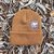 Runyon Cedar Brown Reflective Knit Beanie Made In USA | Runyon Canyon Apparel