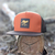 Runyon Burnt Woods Gold Reflective Trucker Hat (10th Anniversary Edition) American Made In USA