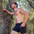 Runyon Men's 7" Black Trail Running Hiking Shorts American Made In USA