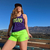 Runyon Purple Neon RUN Fitness Tank Made In USA | Runyon Canyon Apparel