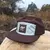 Runyon Brown Reflective Camp Hat American Made In USA Trail Running Hiking Workout Performance Cap