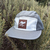 Runyon Charcoal Grey Rad Reflective Camp Hat - Running, Hiking, Fitness Outdoors American Made In USA
