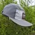 Runyon Charcoal Grey Rad Reflective Camp Hat - Running, Hiking, Fitness Outdoors American Made In USA
