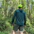 Runyon Men's Forest Green Sun Hoodie Shirt Long Sleeve Thumbholes Sun Protection Quick Dry American Made In USA