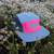 Runyon Neon Hot Pink Rad AF Reflective Camp Hat Trail Running Hiking Safety Hi-Vis Cap Made In USA