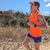 Runyon Neon Orange Rad AF Reflective Camp Hat Hi-Vis Safety Trail Running Hiking Cap