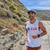 Runyon Men's White Star USA Muscle Tank great for Running, Hiking, Gym, Workout, Outdoors & Fitness -  Made In USA