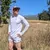 Runyon Men's White Sun Hoodie Shirt Long Sleeve Thumbholes Sun Protection Quick Dry American Made In USA