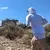 Runyon Men's White Sun Hoodie Shirt Long Sleeve Thumbholes Sun Protection Quick Dry American Made In USA
