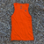 Women's Unisex Neon Orange Fluorescent Fitness Workout Tank Top Made In USA