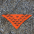 Runyon Orange Brown American Made In USA Bandana Handkerchief Trail Running Hiking Fitness Outdoors