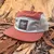 Runyon Red Rock Rust Rad Reflective Performance Camp Hat American Made In USA Trail Running Cap, Hiking, Outdoors, Fitness