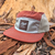 Runyon Red Rock Rust Rad Reflective Performance Camp Hat American Made In USA Trail Running Cap, Hiking, Outdoors, Fitness