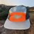 Runyon Neon Orange Rad AF Reflective Camp Hat Hi-Vis Safety Trail Running Hiking Cap