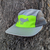 Runyon Neon Safety Fluorescent Yellow Hi-Vis Reflective Camp Hat Trail Running Hiking Cap American Made In USA
