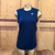 Runyon Women's Navy Blue Sleeveless Muscle Tee Performance Tank Top American Made In USA