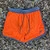 Runyon Women's Neon Safety Fluorescent Orange 4" Ranger Retro Running Short American Made In USA Track Workout Gym Yoga Fitness Short American Made In USA