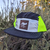 Runyon Black Neon Reflective Camp Hat American Made In USA Trail Running Hiking Workout Performance Cap