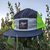 Runyon Black Neon Reflective Camp Hat American Made In USA Trail Running Hiking Workout Performance Cap