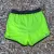 Runyon Fluorescent Safety Neon Yellow Green Running Short - Retro Ranger 4" Inch Workout Short American Made In USA