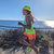 Runyon Women's Neon Safety Fluorescent Orange 4" Ranger Retro Running Short American Made In USA Track Workout Gym Yoga Fitness Short American Made In USA