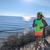 Runyon Women's Neon Safety Fluorescent Orange 4" Ranger Retro Running Short American Made In USA Track Workout Gym Yoga Fitness Short American Made In USA