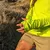Runyon Women's Unisex Neon Lime Green High Visibility Sun Hoodie Shirt Long Sleeve Thumbholes Sun Protection Quick Dry American Made In USA