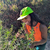Women's Unisex Neon Orange Fluorescent Fitness Workout Tank Top Made In USA