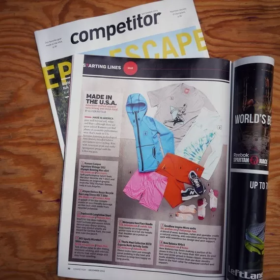 Runyon Canyon Apparel featured in Competitor Magazine