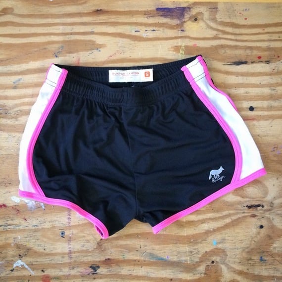 Runyon Canyon Apparel Womens Totally Hot Pink Panther Training Shorts Made In USA