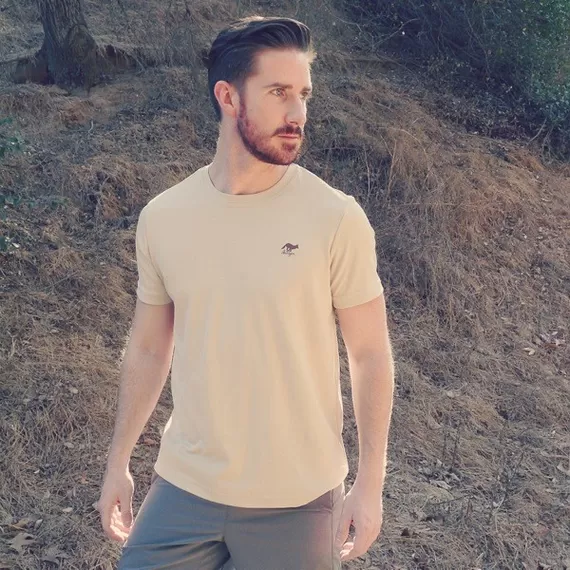 Runyon Men's Earthy Green Performance Trail Shirt by Runyon Canyon Apparel