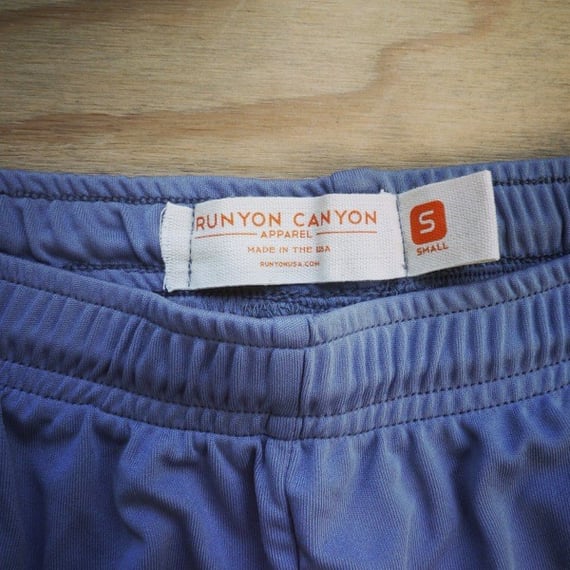 Runyon Canyon Apparel Womens Gray Stone Basic Training Running Shorts - Made In USA