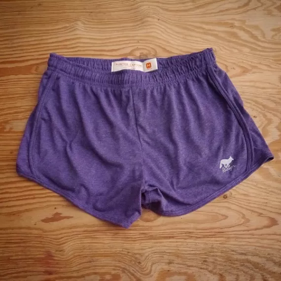 Runyon Canyon Apparel Womens Purple Heather Workout Fitness Shorts