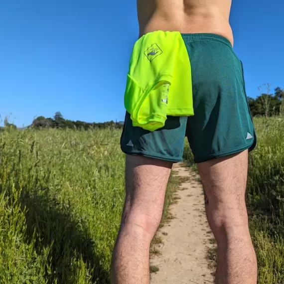 Runyon Canyon Apparel Mens Neon Yellow Workout Shirt, Running Shirt | Made In USA