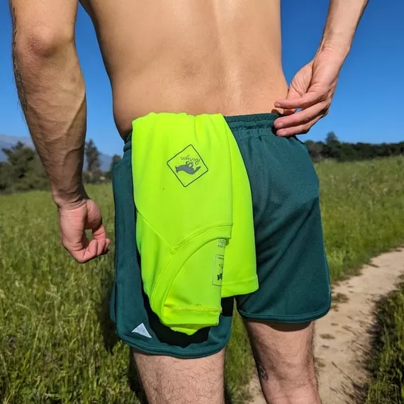 Runyon Forest Green Running Short - Retro Ranger 4" Inch Workout Short American Made In USA