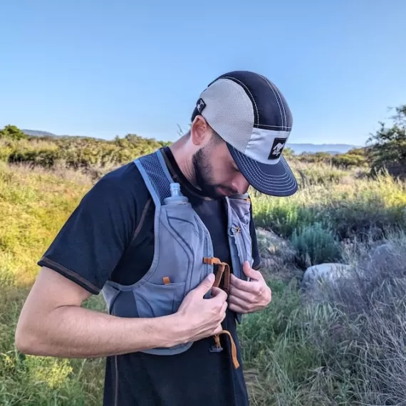 Runyon CozyLite Black Raglan Camp Shirt - Running, Hiking, Workout Shirt American Made In USA