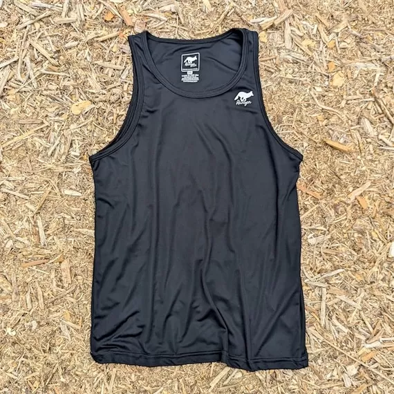 Runyon Men's Black Performance Training Fitness Tank Made In USA