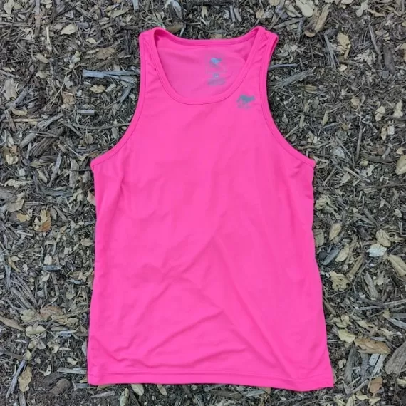 Runyon Men's Hot Pink Training Tank Top Running Singlet Gym Workout Outdoors