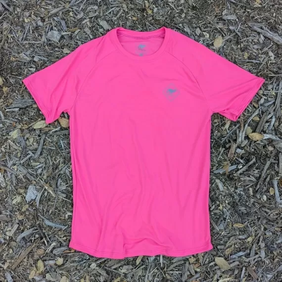 Runyon Canyon Apparel Mens Hot Pink Workout Shirt, Running Shirt | Made In USA
