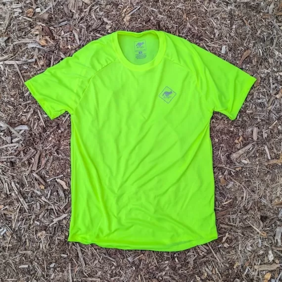 Runyon Canyon Apparel Mens Neon Yellow Workout Shirt, Running Shirt | Made In USA