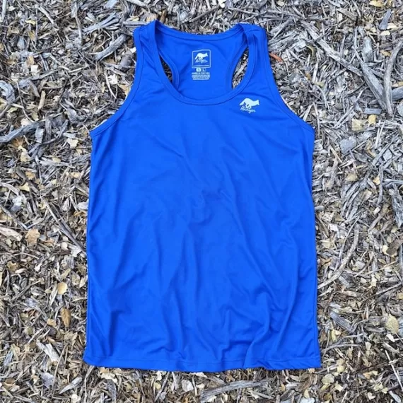 Runyon Men's Royal Blue Racerback Fitness Tank Top - Running, Workout, Gym Singlet - Made In The USA