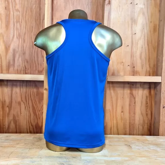 Runyon Men's Royal Blue Racerback Fitness Tank Top - Running, Workout, Gym Singlet - Made In The USA