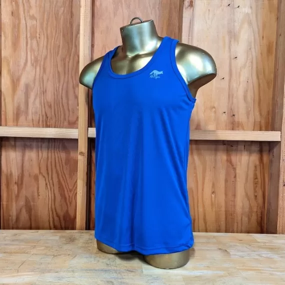 Runyon Men's Royal Blue Racerback Fitness Tank Top - Running, Workout, Gym Singlet - Made In The USA