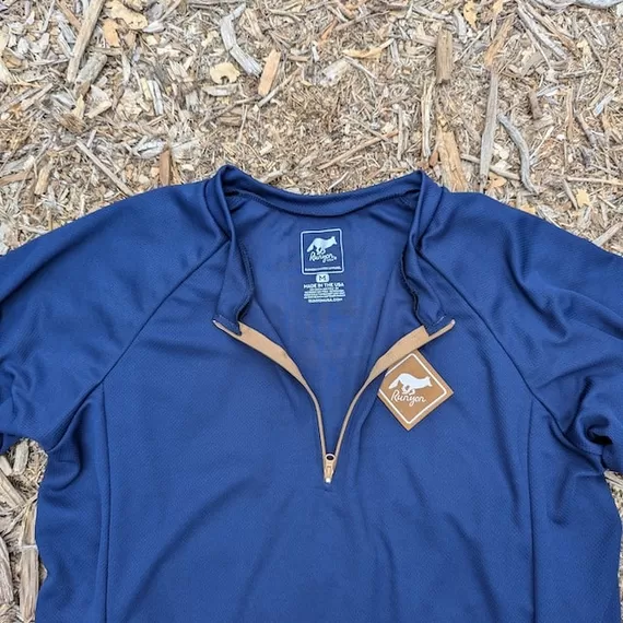 Runyon Navy Blue Gravel Cycling Jersey American Made In USA
