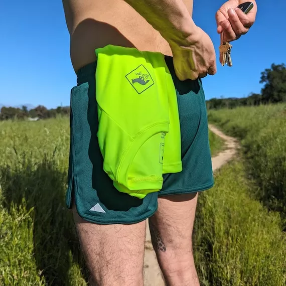 Runyon Forest Green Running Short - Retro Ranger 4" Inch Workout Short American Made In USA