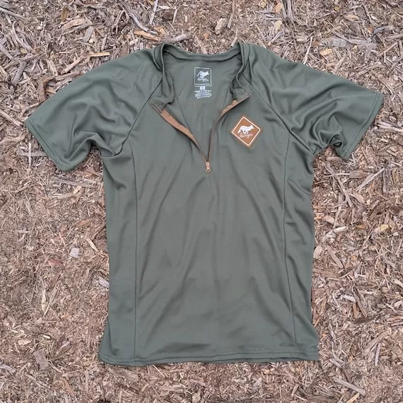 Runyon Men's Classic Cycling Jersey - Olive Green